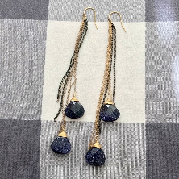 Long chain earrings - Picture 1 of 11